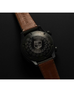 Купить Швейцарские механические титановые наручные часы Oris 01-793-7775-8764-SET  в E-mobi