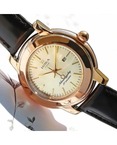 Купить Российские механические золотые наручные часы NIKA 1070.0.3.45A  в E-mobi