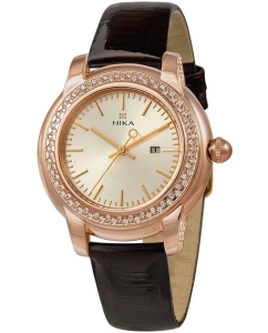 Купить Российские механические золотые наручные часы NIKA 1071.2.1.45A в E-mobi