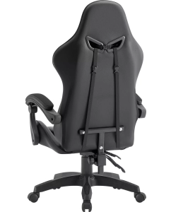 Купить Кресло Defender OKAS BLACK/GREY PU (64054)  в E-mobi