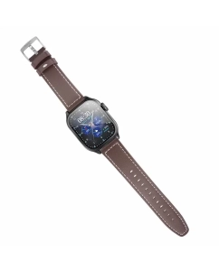 Купить Смарт-часы Hoco Y17 (call version) черный/коричневый  в E-mobi