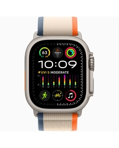Купить Смарт-часы Apple Watch Ultra 2 GPS, Cellular, 49 мм, Titanium, Orange/Beige S/M, MRF13LL/A  в E-mobi