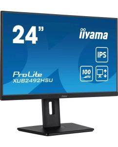 Купить 23.8" Монитор iiyama ProLite XUB2492HSU-B6 Black 100Hz 1920x1080 IPS  в E-mobi