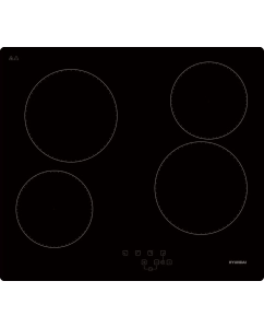Купить Встраиваемая варочная панель электрическая HYUNDAI HHE 6410 черный  в E-mobi