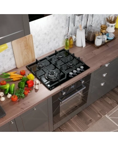 Купить Встраиваемая варочная панель газовая LEX GVG 640-1 BL черный  в E-mobi