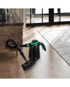 Купить Пароочиститель Kitfort КТ-9170-2 черный, зеленый  в E-mobi