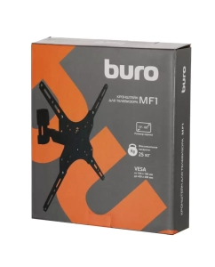 Купить Наклонно-поворотный кронштейн для телевизора Buro MF1 17-60 черный  в E-mobi