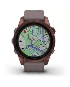 Купить Часы Garmin Fenix 7s Sapphire Solar с сланцево-серым силиконовым ремешком  в E-mobi