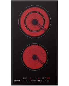 Купить Встраиваемая варочная панель электрическая Hotpoint HR 3O4 BAS черный в E-mobi