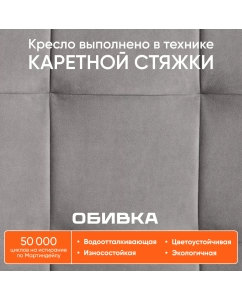 Купить Компьютерное кресло TetChair Fiesta, флок, серый  в E-mobi