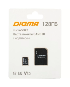 Купить Карта памяти DIGMA Micro SDHC 128Гб DGFCA128A03 в E-mobi