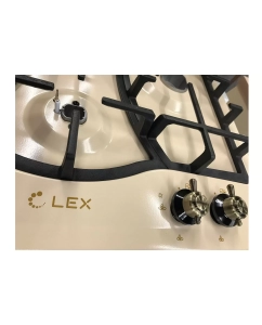 Купить Встраиваемая варочная панель газовая LEX GVE 643C IV бежевый  в E-mobi