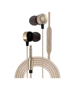 Купить Наушники Gal HMP-880 с микрофоном, бежевые  в E-mobi