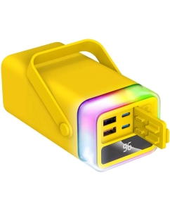 Купить Портативное зарядное устройство TFN Aurora RGB 40000mAh Yellow в E-mobi
