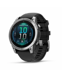 Купить Смарт-часы GARMIN Fenix E - 47мм AMOLED Stainless Steel серебристый/черный (010-03025-00) в E-mobi
