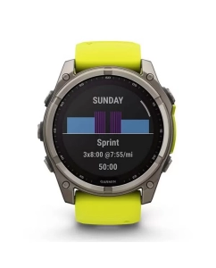 Купить Смарт-часы Garmin Fenix 8 Solar Sapphire 51мм Gr/Y  в E-mobi