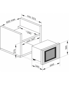 Купить Встраиваемая микроволновая печь Kaiser EM 2510 черный  в E-mobi