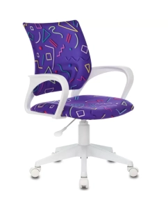 Купить Кресло детское Бюрократ KD-W4 фиолетовый KD-W4/STICK-VIOLET в E-mobi