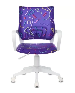Купить Кресло детское Бюрократ KD-W4 фиолетовый KD-W4/STICK-VIOLET  в E-mobi