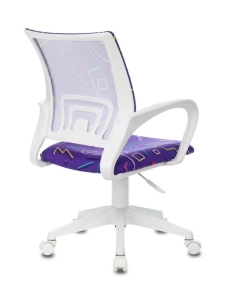 Купить Кресло детское Бюрократ KD-W4 фиолетовый KD-W4/STICK-VIOLET  в E-mobi