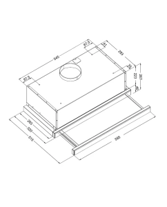 Купить Встраиваемая вытяжка Korting KHP 6975 GN  в E-mobi