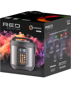 Купить Мультиварка RED SOLUTION COLORSENSE M4250 серебристый, серый, черный  в E-mobi