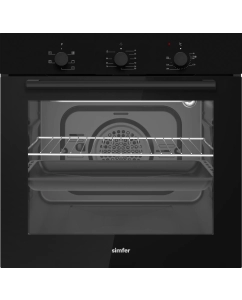 Купить Встраиваемый электрический духовой шкаф Simfer B6EB16070 черный в E-mobi