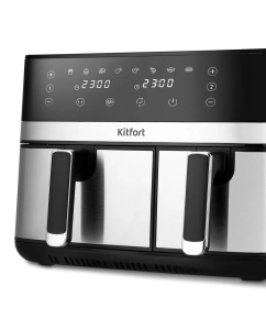 Купить Аэрогриль Kitfort KT-2261 серебристый; черный  в E-mobi