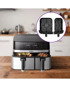 Купить Аэрогриль Kitfort KT-2261 серебристый; черный  в E-mobi