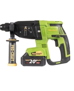 Купить Перфоратор аккумуляторный бесщеточный PROCRAFT PHA40 20В 2,6 Дж (2 АКБ и ЗУ) Кейс PHA40 Li Set  в E-mobi