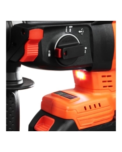 Купить Перфоратор аккумуляторный ЕРМАК 20В, 4Ач, 28 мм, 2.0 Дж, 0-4800 уд/мин, SDS-Plus 691-058  в E-mobi