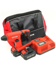 Купить Аккумуляторный перфоратор DEVON 2 АКБ 4 Ач, ЗУ, сумка, 5403-Li-20-SET в E-mobi