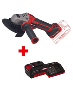 Купить Шлифмашина угловая аккумуляторная Einhell PXC TP-AG 18/125 CE Q Li + 1 аккумулятор 4 Ач + ЗУ 3 А 4431155SET в E-mobi