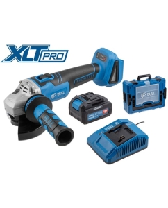 Купить Аккумуляторная углошлифмашина BULL CSG 1812 R Xcase, XLTpro, бесщеточная, 125 мм, рег. об., 8000 об/мин, 1x4 Ач 1333859 в E-mobi