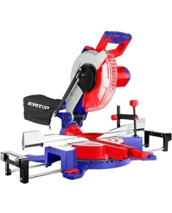 Купить Универсальная торцовочная пила emtop напряжение: 220-240 В ~ 50/60 Гц Входная мощность: 1800 Вт Скорость холостого хода: 3600 об / мин EMTSW218002 в E-mobi