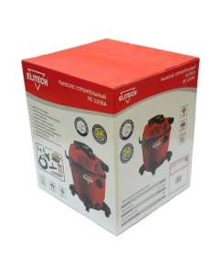 Купить Пылесос строительный Elitech ПС 1235А (E1302.009.00) 207386  в E-mobi