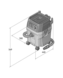 Купить Пылесос для влажной и сухой уборки Fein Dustex 35 L комплект 92036060000  в E-mobi