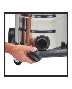 Купить Пылесос строительный Einhell TE-VC 2340 SACL, 1500Вт, 225мбар, 40л, очистка фильтра, розетка 2342470  в E-mobi