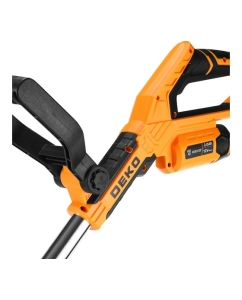 Купить Триммер садовый аккумуляторный DEKO DKTR12 Pluse, 2х2.0 Ач, диск 40Т, диск 4Т, нож 2Т, пластикове ножи, катушка ручная с леской 1,5 мм, 085-2006  в E-mobi