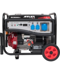 Купить Бензиновый генератор ATLET (6.5кВт ручной и электростартер, колеса и ручки) SC8000-I в E-mobi