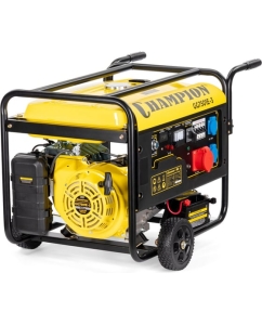 Купить Генератор CHAMPIONG G7501E-3 PRO 400В7,5/8,1кВА 15 лс, 25 л, 230/12В, эл.стартер, счетч.колеса VIGG7501E-3  в E-mobi