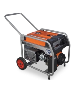 Купить Бензиновый генератор TOR KM11000H 7,8кВт 220В 27л с кнопкой запуска и колесами 1011100 в E-mobi
