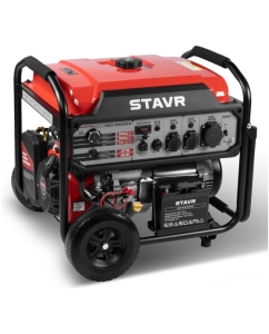 Купить Генератор бензиновый Ставр 8500/8000 Вт, 230В, 50Гц, эл.стартер + ручной, ATS-автозапуск (зима/лето), STAVR SEG 8500EA 9040200036 в E-mobi