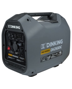 Купить Бензиновый инверторный генератор Dinking DK2500iC (2.5 кВт, 230 В/50Гц, DK164F/P-2, бак 4 л) ГЕН034 в E-mobi