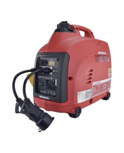 Купить Бензиновый инверторный генератор HONDA EU 10 I + переходники на евро розетки EU10IT1RH в E-mobi