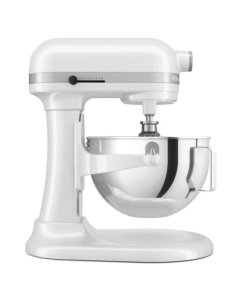 Купить Миксер KitchenAid 5KSM55SXXEWH белый  в E-mobi