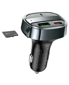 Купить FM-трансмиттер, hoco E70, черный  в E-mobi