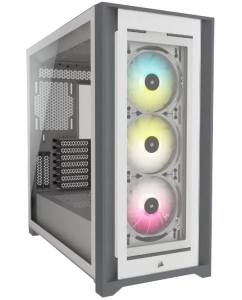Купить Корпус компьютерный Corsair iCUE 5000X RGB QL Edition (CC-9011233-WW) White/Gray в E-mobi