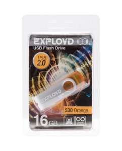 Купить Карта памяти Exployd USB 16Гб EX016GB530 EX016GB530 Orange в E-mobi