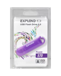 Купить Карта памяти Exployd USB 16Гб EX-16GB-570 EX-16GB-570 Purple в E-mobi